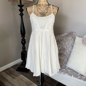 American Eagle Outfitters | Dresses | Perfect Cream With Lace American  Eagle Dress | Poshmark